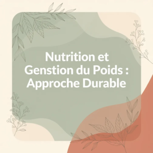 Nutrition et Gestion du Poids : Approche Durable